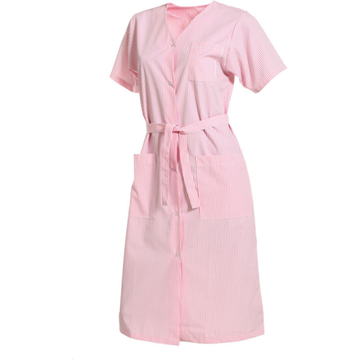 Blouse professionnelle femme rayée JOSY MOLINEL manches courtes