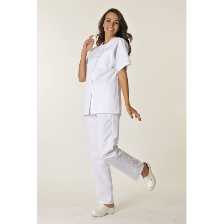 Tunique médicale femme manches kimono polycoton KELLY