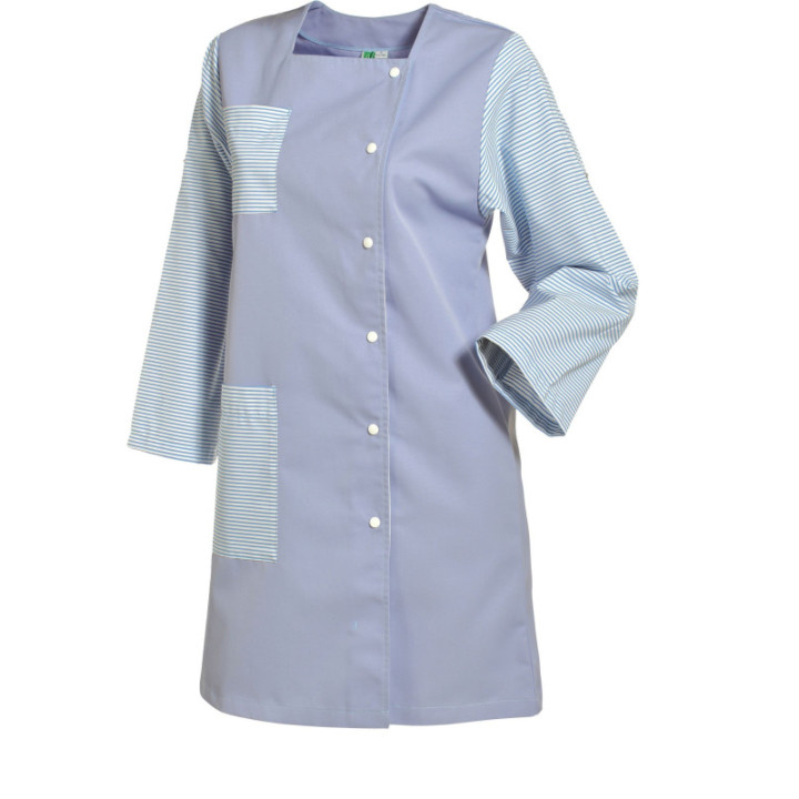 Tunique médicale femme MICHELLE manches transformables coton
