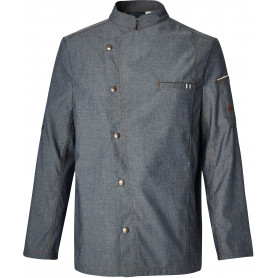 Veste cuisine homme denim AUTHENTIQUE