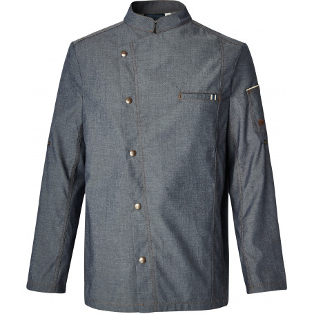 Veste cuisine homme denim AUTHENTIQUE