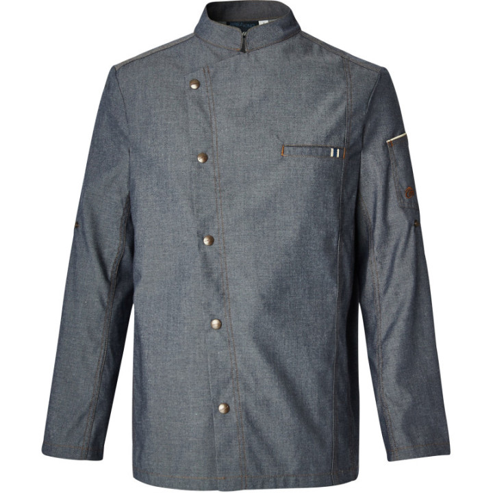 Veste cuisine homme denim Authentique MOLINEL pro