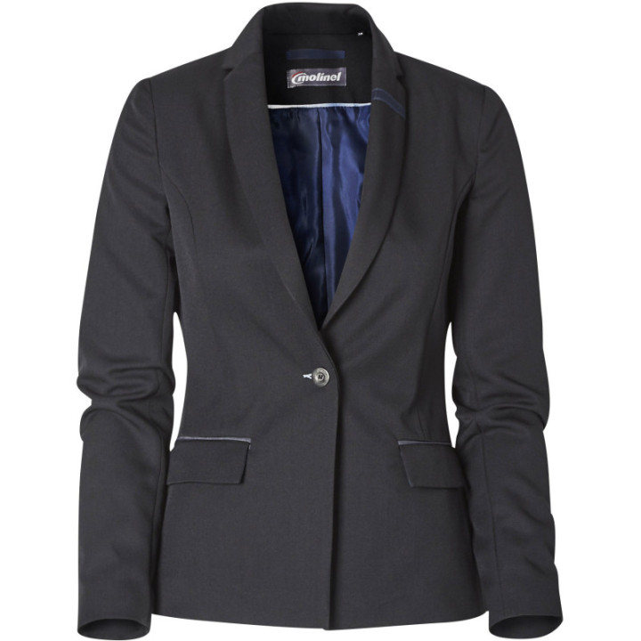 Veste de service femme bleu Molinel FIT'NBLUE restauration