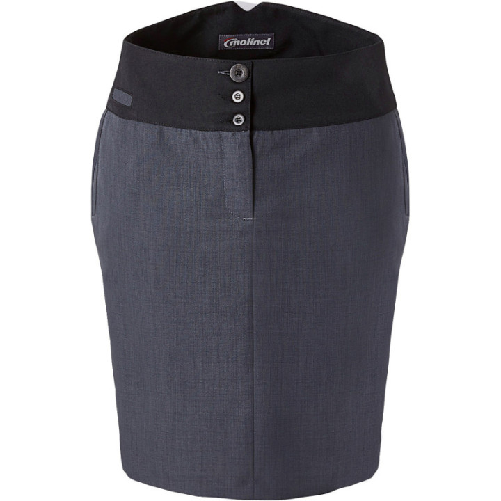 Jupe de service femme FIT'NBLUE MOLINEL noire ou grise