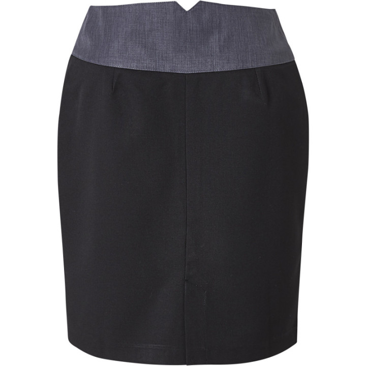 Jupe de service femme FIT'NBLUE MOLINEL noire ou grise