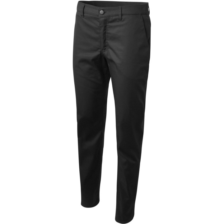 Pantalon cuisine femme chino SLACK MOLINEL noir