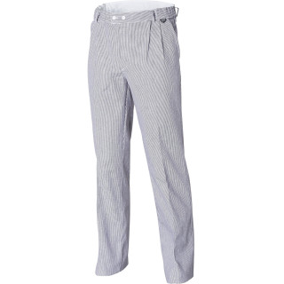 Pantalon cuisinier PI03 Molinel coton blanc professionnel