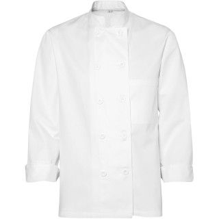 Veste cuisine coton Molinel homme unisexe blanche manches longues