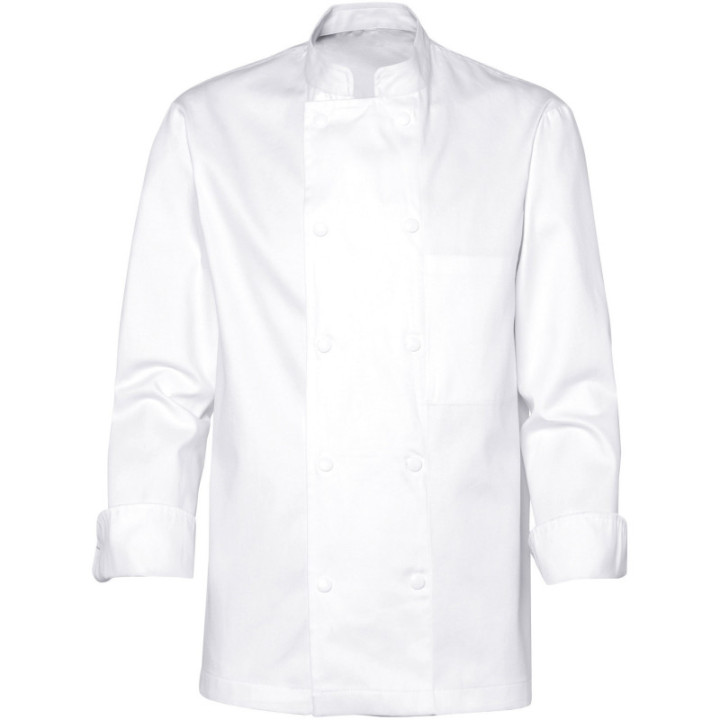 Veste cuisine coton manches longues Molinel professionnelle