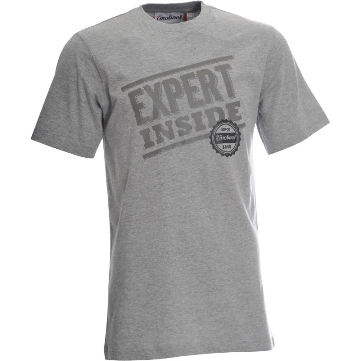 Tee-shirt noir Spotrok MOLINEL de travail homme manches courtes