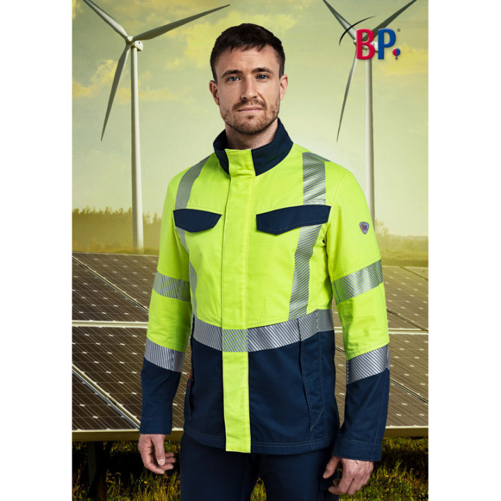 Veste électricien haute visibilité multirisques BP

