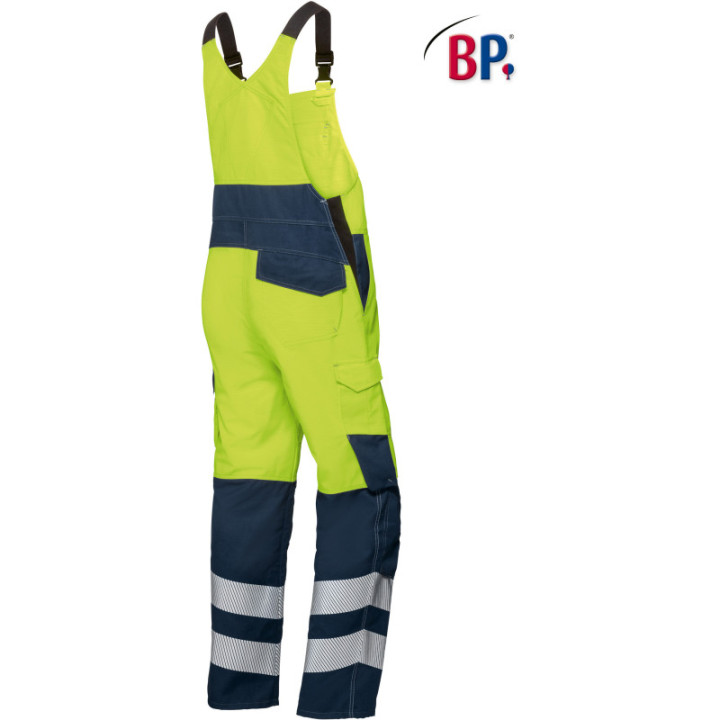 Cotte à bretelles électricien multirisques BP haute visibilité