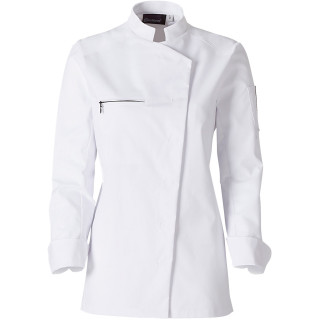 Veste de cuisine femme Jaklab Molinel blanche pro