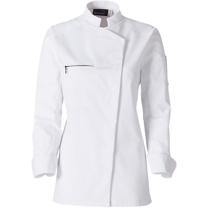 Veste de cuisine femme Jaklab Molinel blanche pro