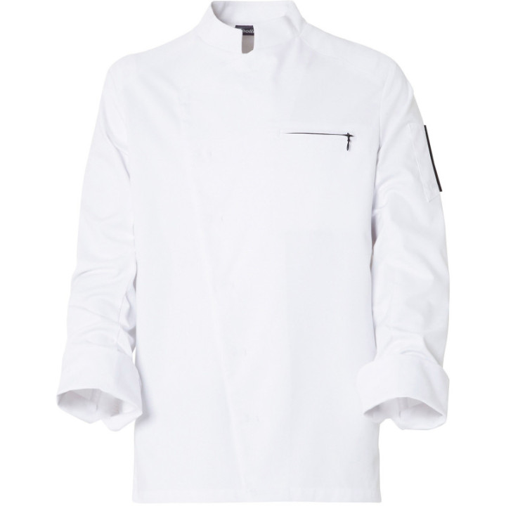 Veste de cuisine unisexe JAKLAB Molinel manches longues