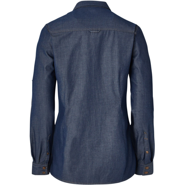 Chemise femme jean Molinel travail cuisine service