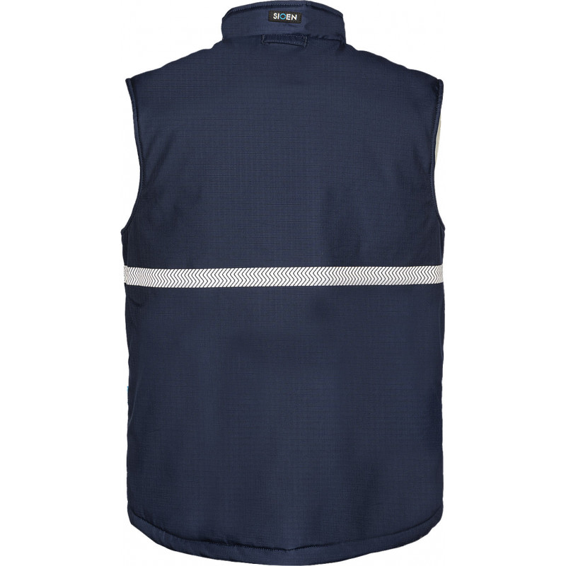 Gilet sans-manches ignifugé et antistatique