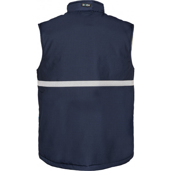 Gilet sans-manches ignifugé et antistatique