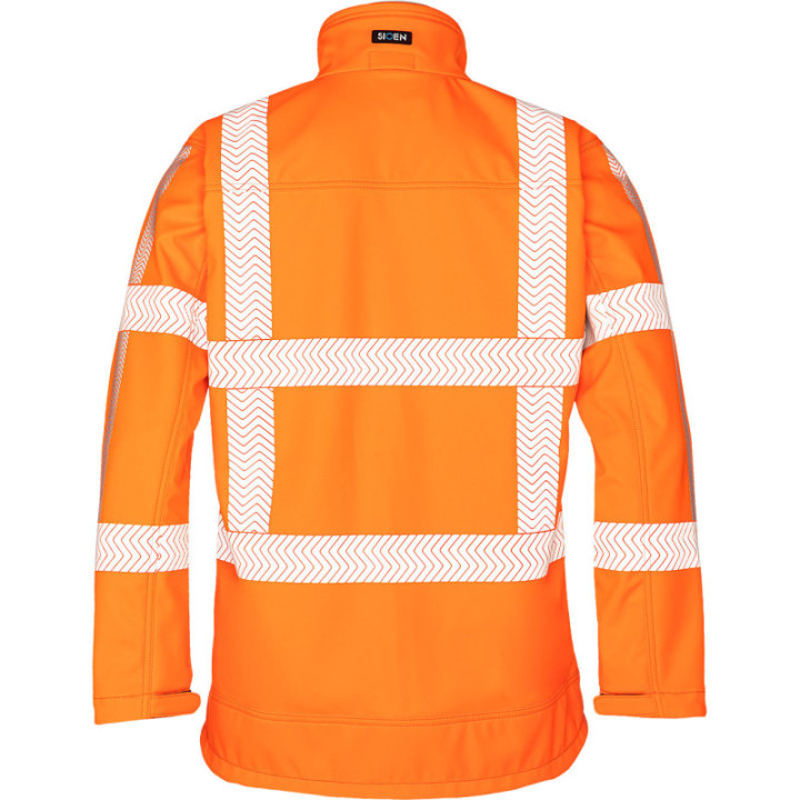 Softshell haute visibilité ARC SIOEN pour travaux à risques