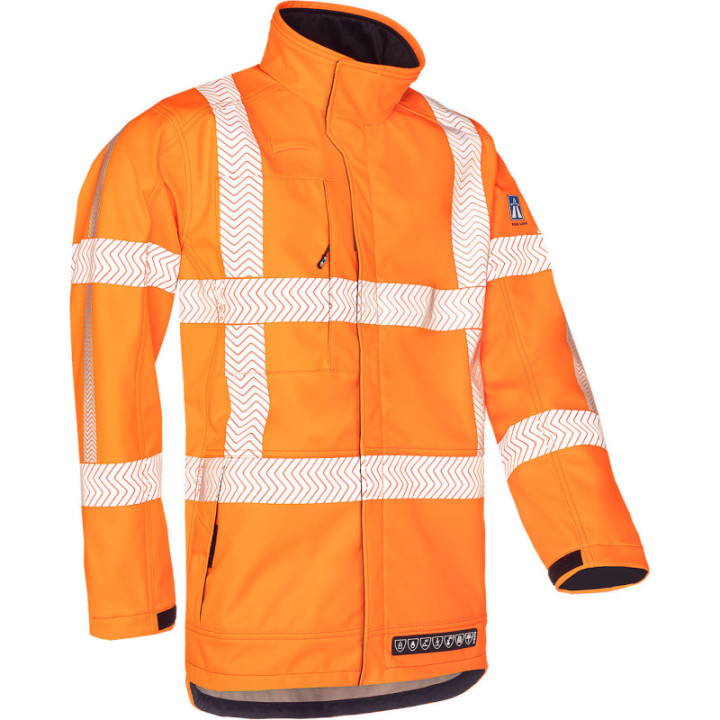 Softshell haute visibilité ARC SIOEN pour travaux à risques