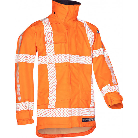 Veste de pluie haute visibilité avec protection ARC