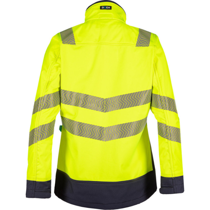 Softshell haute visibilité femme ARC Sioen travail