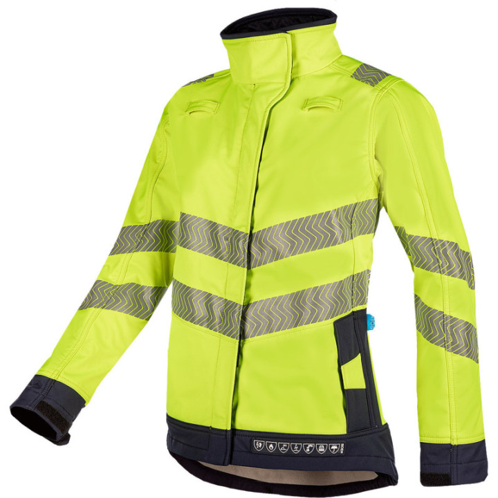 Softshell haute visibilité femme ARC Sioen travail