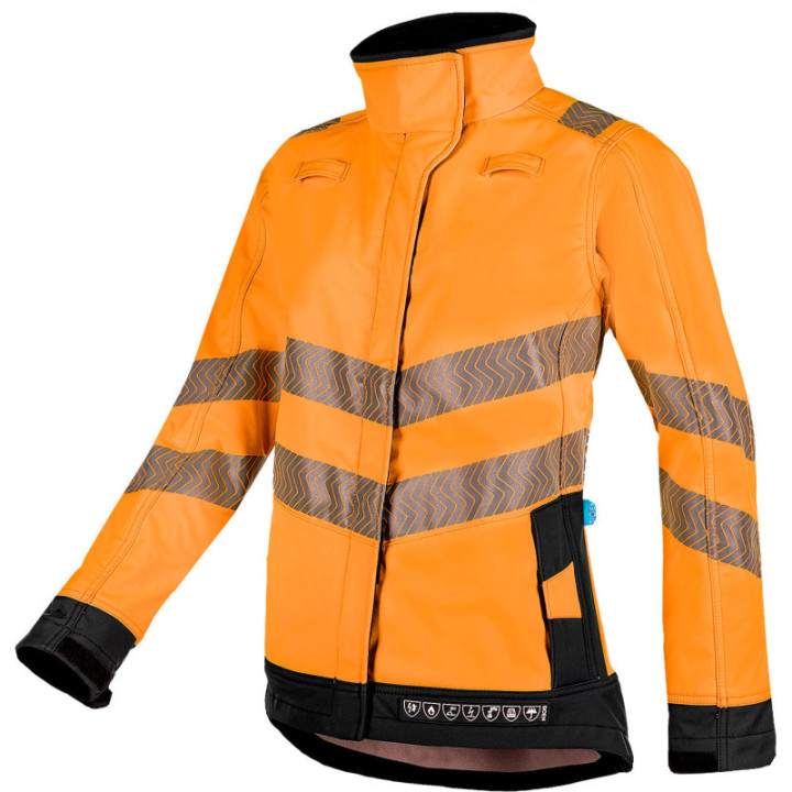 Softshell haute visibilité femme ARC Sioen travail