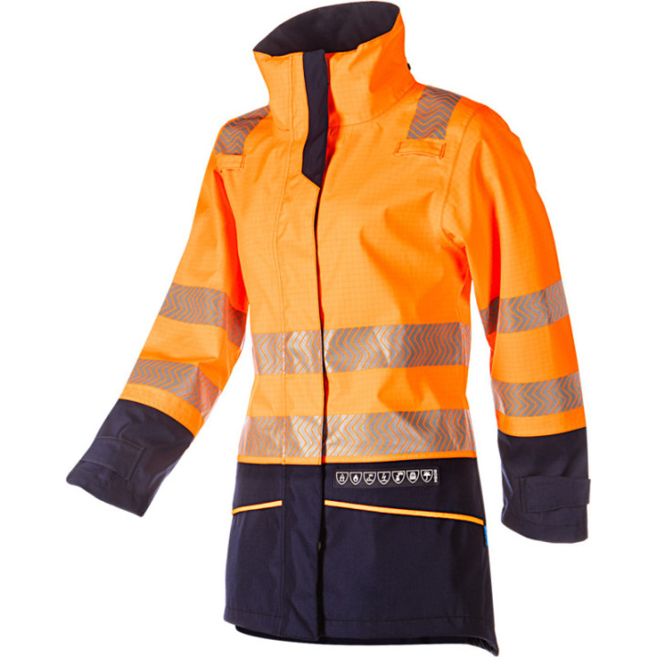 Parka haute visibilité femme étanche ARC travail pro