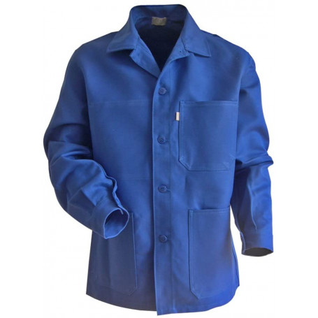 Veste de travail classique 100% coton bleu