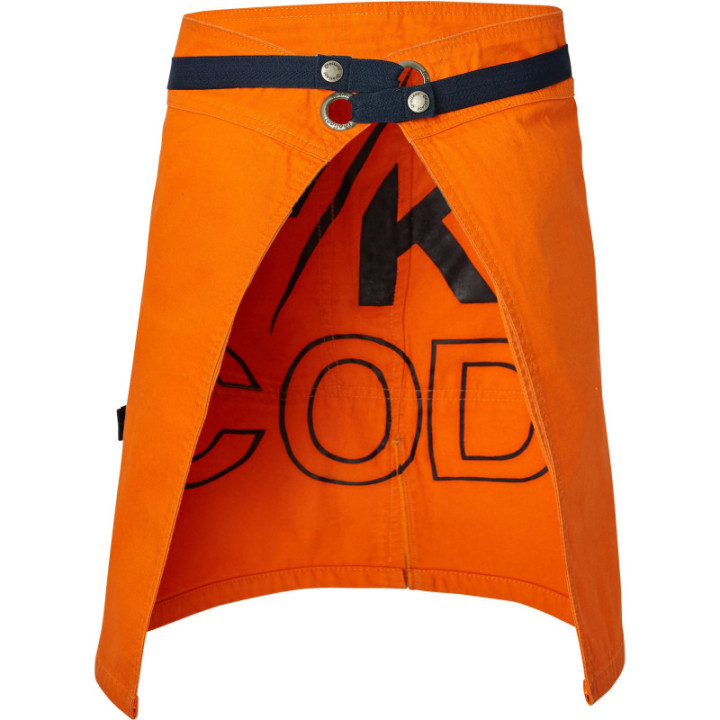 Tablier court CHILL orange pro cuisine avec poches kangourou