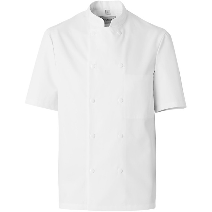 Veste de cuisinier manches courtes Molinel professionnelle