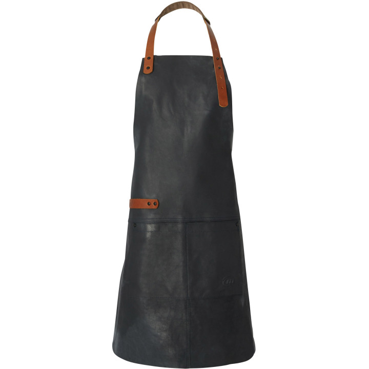 Tablier bavette cuir authentique MOLINEL cuisine pro
