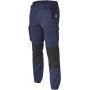 Pantalon de travail Coton/Polyester, Renfort genoux, 2 poches cotés, Elastiqué cheville MOLINEL