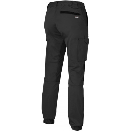 Pantalon de travail Coton/Polyester, Renfort genoux, 2 poches cotés, Elastiqué cheville MOLINEL