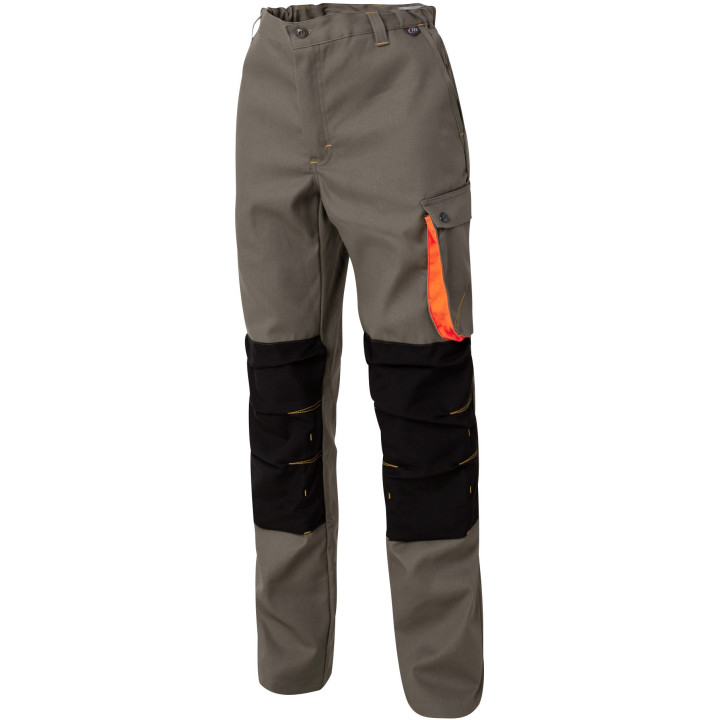 Pantalon de travail genouillères vert nature G-ROK MOLINEL