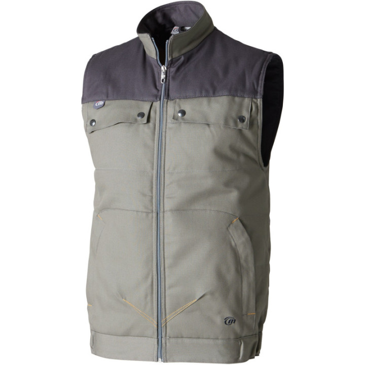 Gilet vert nature G-ROK MOLINEL homme travail hiver