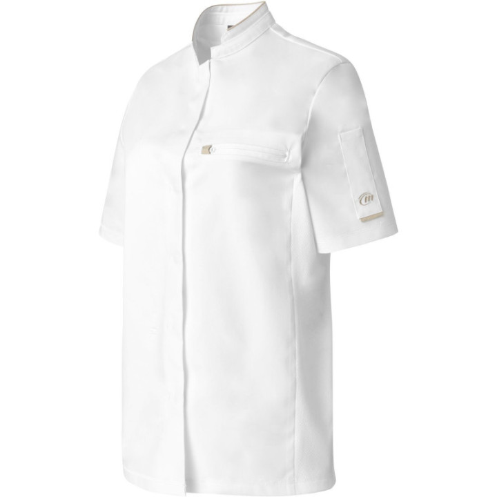 Veste de cuisine femme manches courtes MOLINEL professionnelle