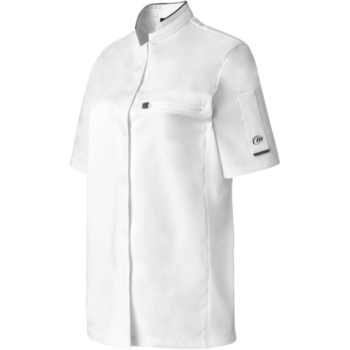 Veste de cuisine femme manches courtes MOLINEL professionnelle