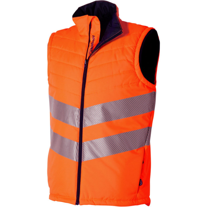 Body warmer haute visibilité MOLINEL EN 20471 travail
