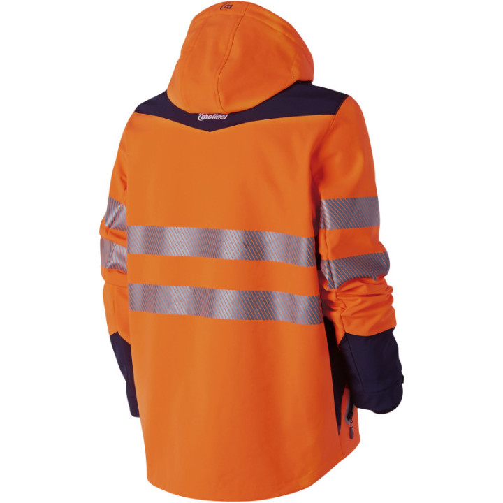 Softshell haute visibilité intempéries MOLINEL EN 20471