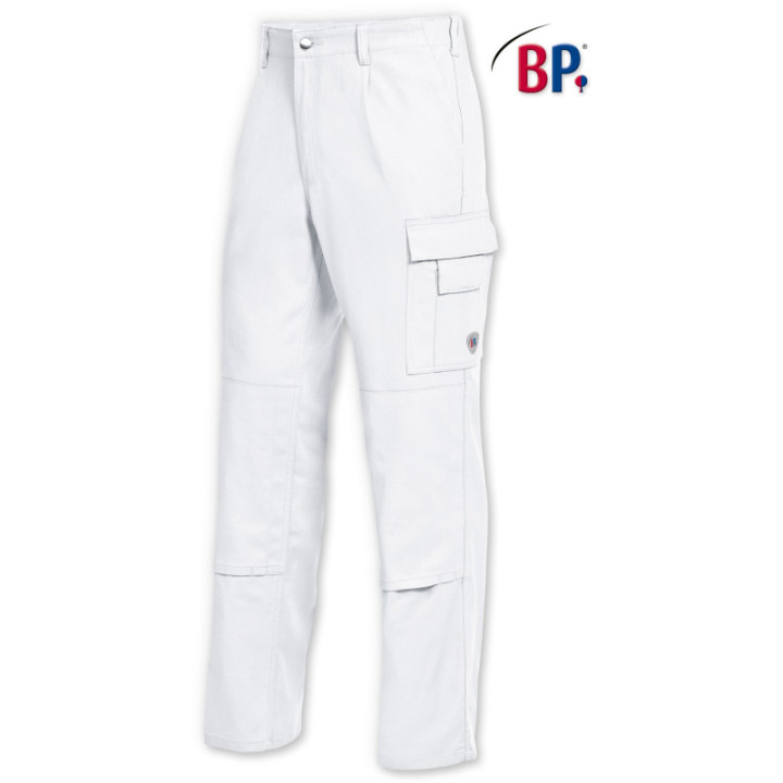 Pantalon de travail coton avec poches genoux pour chantier