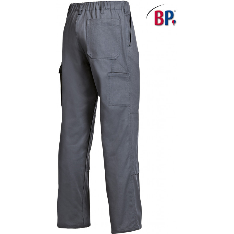 Pantalon professionnel de marque BP 100% coton avec protection genoux