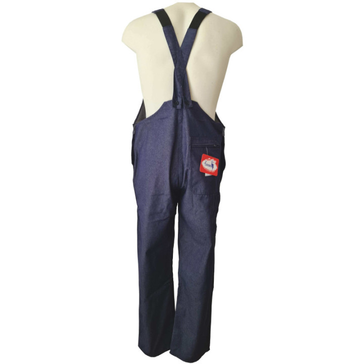 Cotte à bretelles jean homme travail Made in France Laboureur