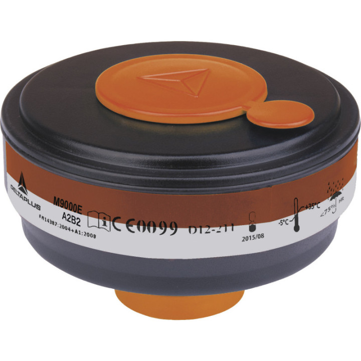 Boîte 4 cartouches gaz A2B2 Delta Plus travaux pro