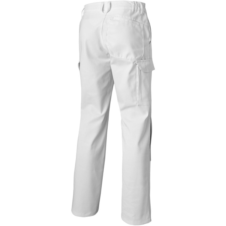 Pantalon blanc peintre électricien poches genoux MOLINEL