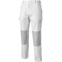 Pantalon blanc peintre et électricien avec poches genoux