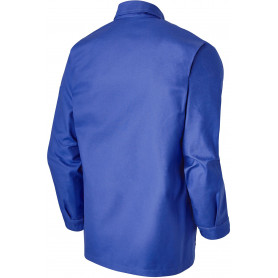 Veste de travail classique 100% coton bleu (2)
