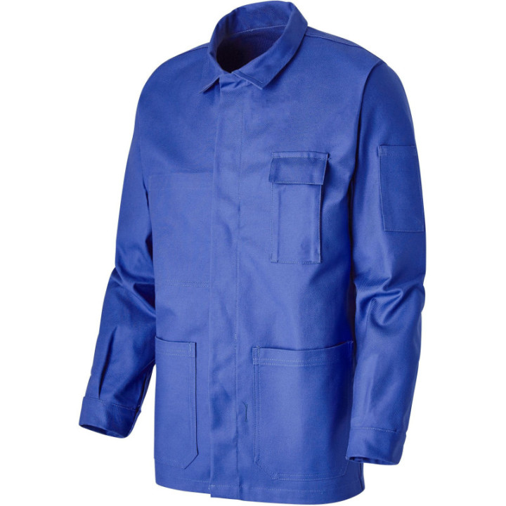Veste de travail coton bleu homme MOLINEL professionnelle