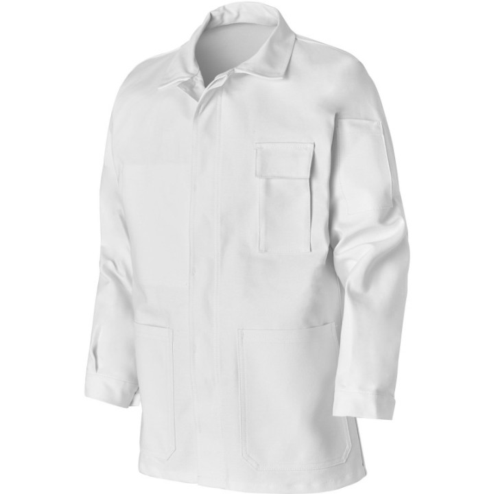 Veste de peintre coton blanc MOLINEL homme professionnel